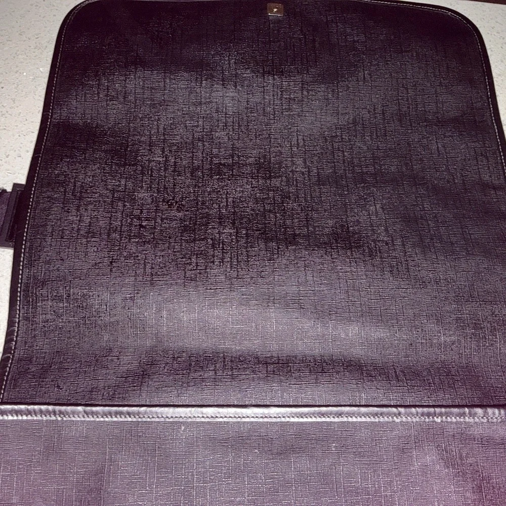 100% AUTH GUCCI INTERLOCKING GG BLACK CANVAS SHOULDER CROSSBODY BIG BAG‎ LAPTOP - Picture 3 of 6
